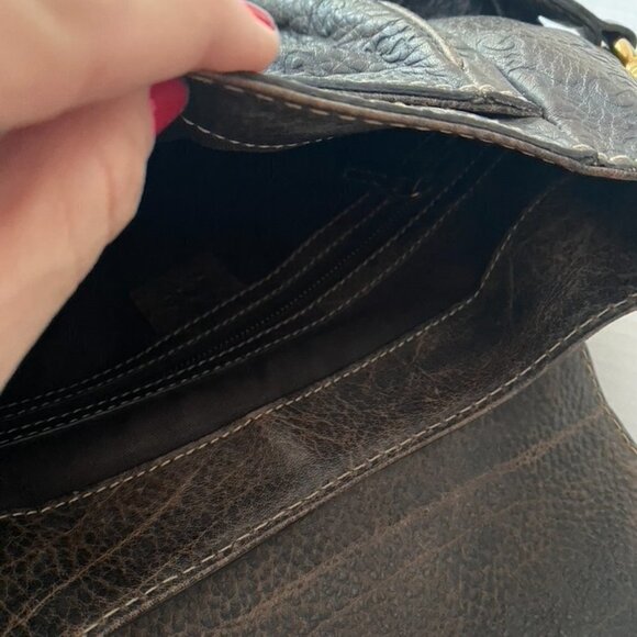 Gucci Guccisima Brown Logo Horsebit Bag - Picture 8 of 10